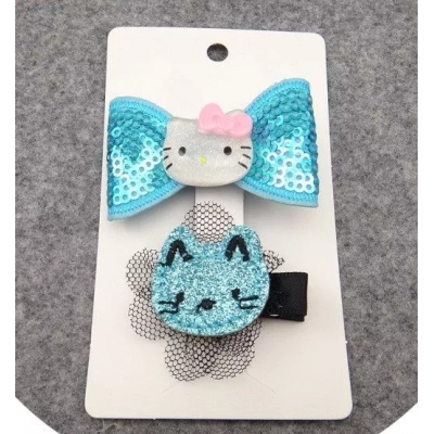 Popularity cute lovely cat hair clip for children